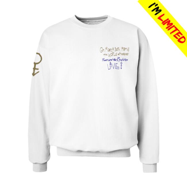 Prince Merch Prince And The Revolution Live Face Sweaters