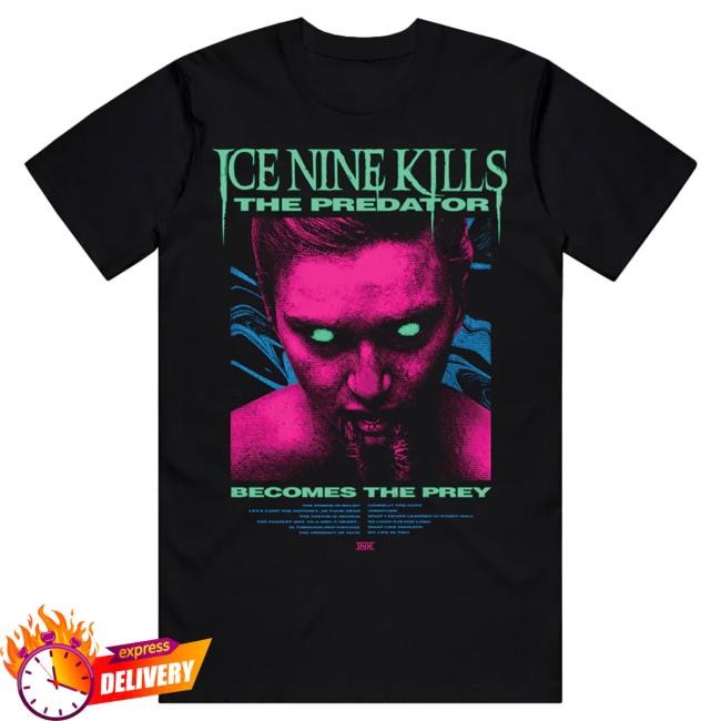 Official Ice Nine Kills Merch Store The Predator Shirt New Ink Merch IceNineKills