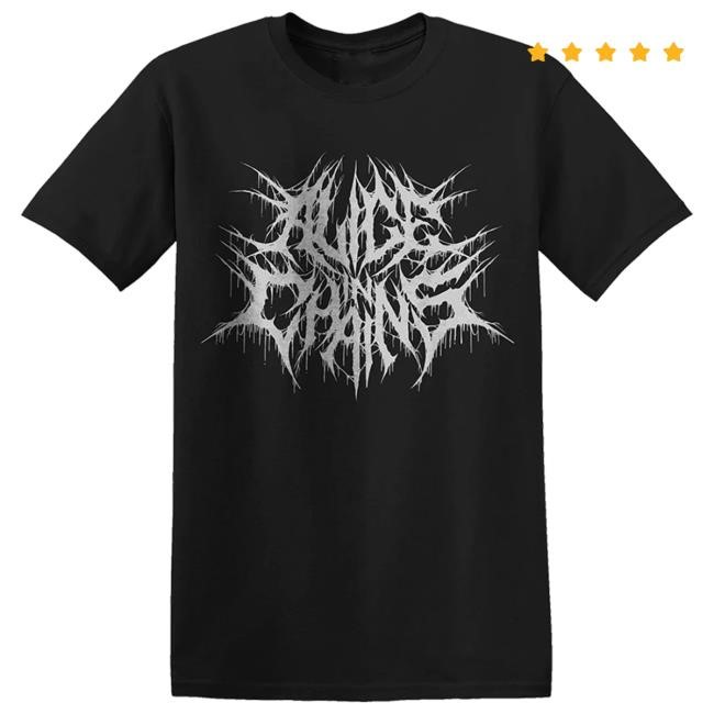 Metal Logo Tee Shirt Alice In Chains