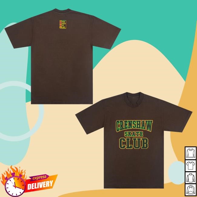 Official Crenshaw Skate Club Campus Shirt