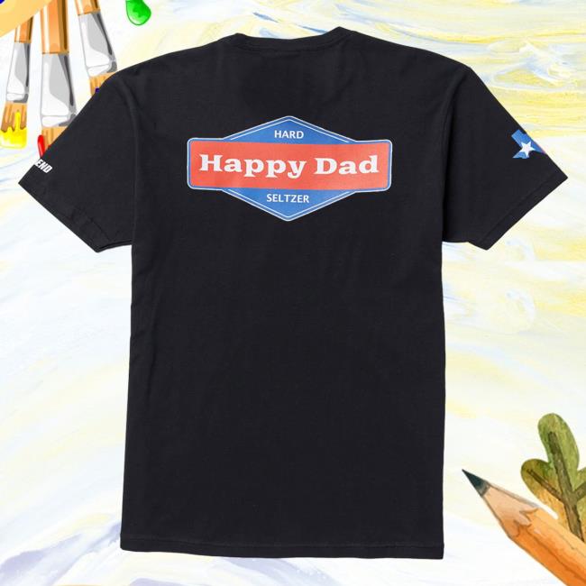 Happy Dad Hard Seltzer Clothing Store Shop Happy Dad Texas Arch Tee Black HappyDad Merch