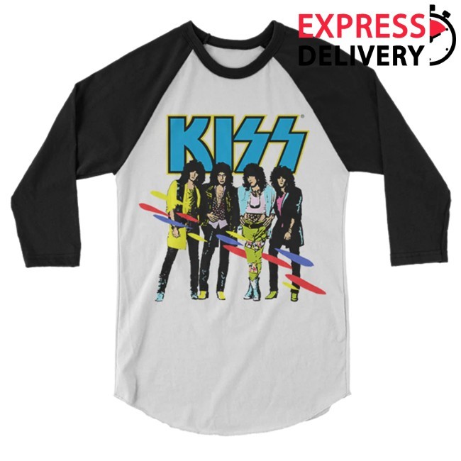 Official ’85 – 86’ World Tour Raglan LS Tee - Kiss
