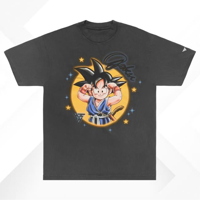 Official Hypland Clothing Merch Store Hypland Db Goku Flex Shirt New (Vintage Black)