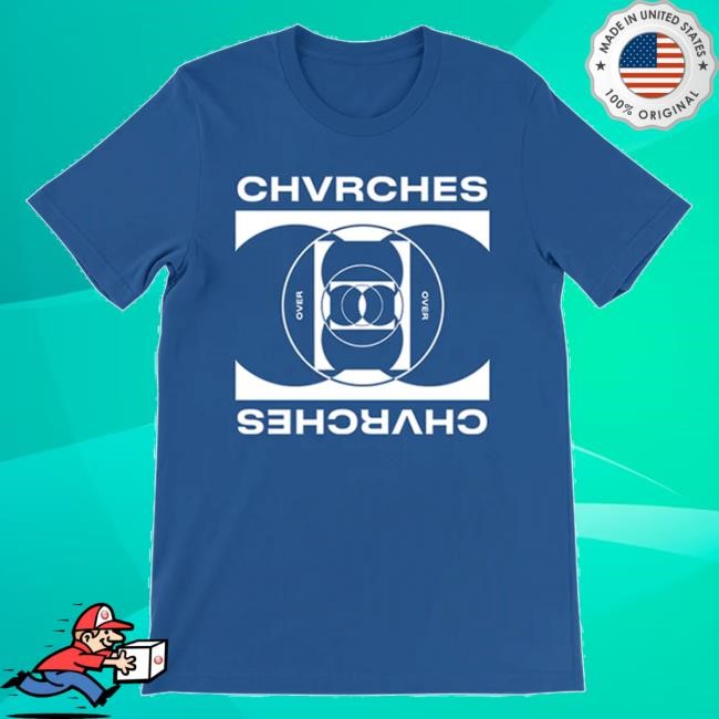 Chvrches Official Merch Shop OVER Blue Top Shirt