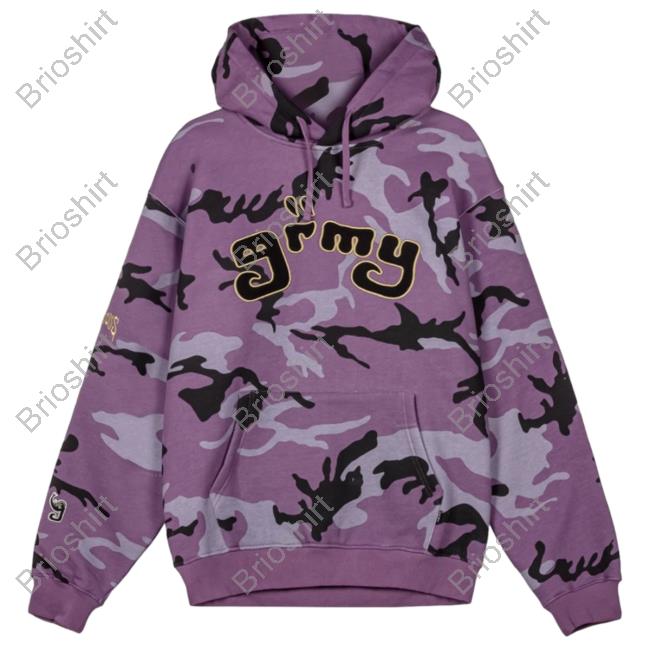 Official Grimey All Over Print Tusker Temple Vintage Hoody Purple