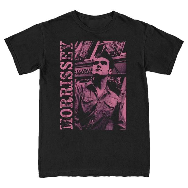 Iconic Lyric Energy Maurice Tee - Black Morrissey | Artist Vibe