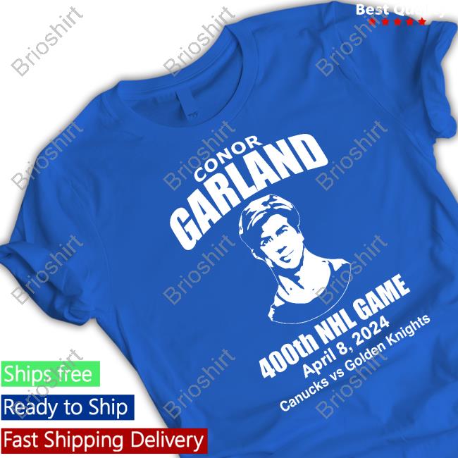 Conor Garland 400th Game Shirts