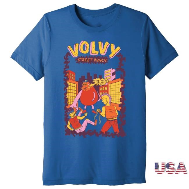 Official Devolver Digital Merch Shop Volvy Street Punch Shirt