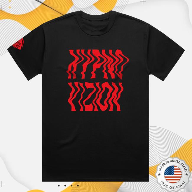Rezz Official Shop Hypnovizion - Time Ripple Flocked Shirt