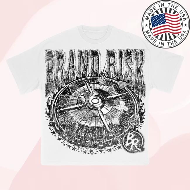 Official Brand Risk Merch Shop Roulette White Shirt