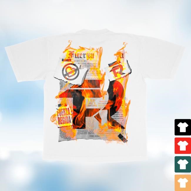 Official Fuerza Regida Merch Store Breaking News - Black S/S Tees Fuerza Regida Clothing Shop FuerzaRegida