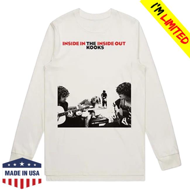 Official The Kooks Apparel Store The Kooks Album Long Sleeve Natural Long Sleeve Shirt 2024 The Kooks Clothing Shop TheKooks