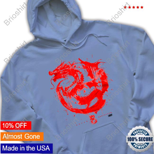 Bryan Danielson - Crimson Dragon Long Sleeve Tee AEW Apparel Clothing Store