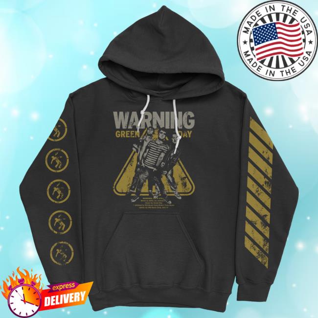 Official Green Day Apparel Clothing Merch Store Green Day Warning Sign Sweater GreenDay Shop
