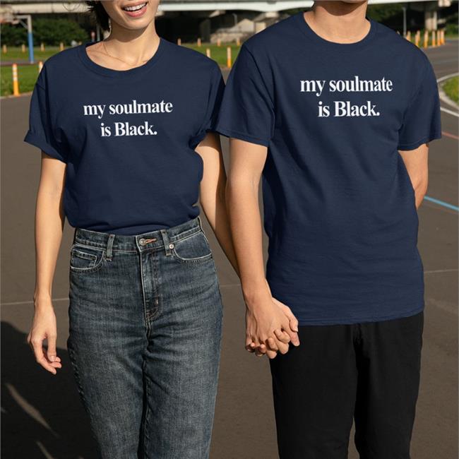 Erica LeShai My Soulmate Is Black Tee Shirt