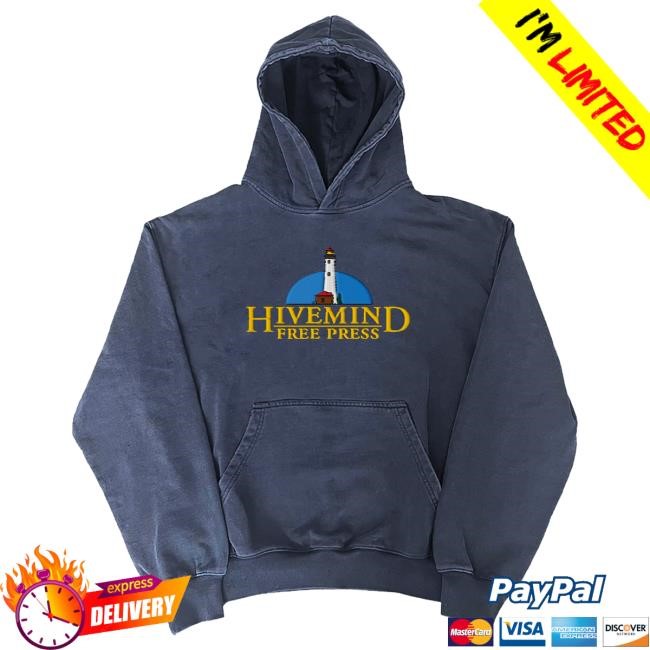 Official Hivemind X Copes Hivemind 'Free Press' Heavyweight French Terry Attractive Hoodie
