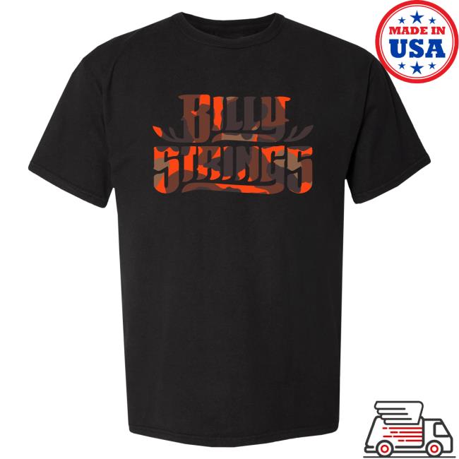 Official Billy Strings Merch Store Shop Billy Strings Duck Camo Classic Logo T-Shirts