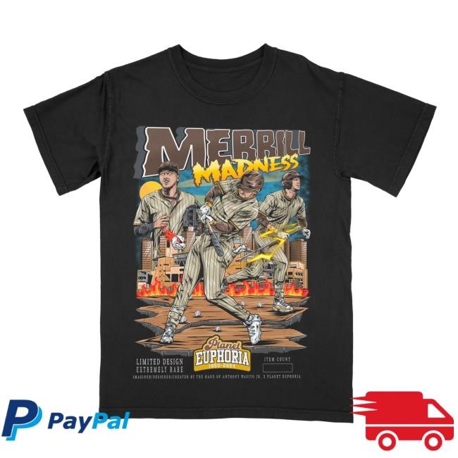 Planet Euphoria Merch Jackson Merrill Black Shirt #/500 – Euphoria Shop