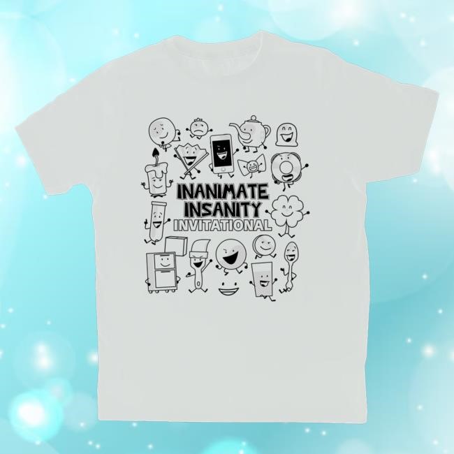 Inanimate Insanity Inanimate Insanity "Black & White" New Shirt | Official Inanimate Insanity Merch – Creator Ink