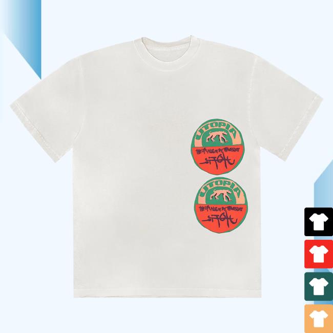 Official Travis Scott Utopia Merch Store Travis Scott Utopia B3 Attractive Shirt White Travis Scott Apparel Clothing TravisScott