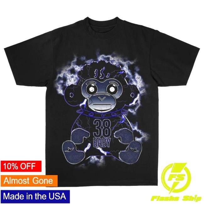 Official Never Broke Again Merch Store Shop Lightning Baby T-Shirt NeverBrokeAgain