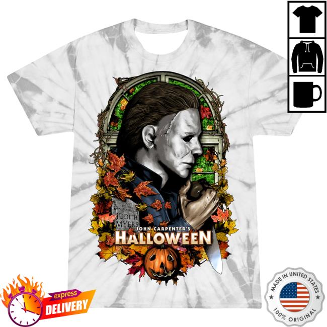 Official Cavity Colors Halloween: 45 Years Of Terror - T-Shirts (Myers Mask Tie Dye)