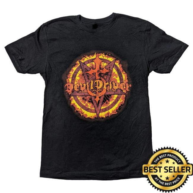 Official Night Shift Merch Store Devildriver - Pentagram Tee NightShiftMerch