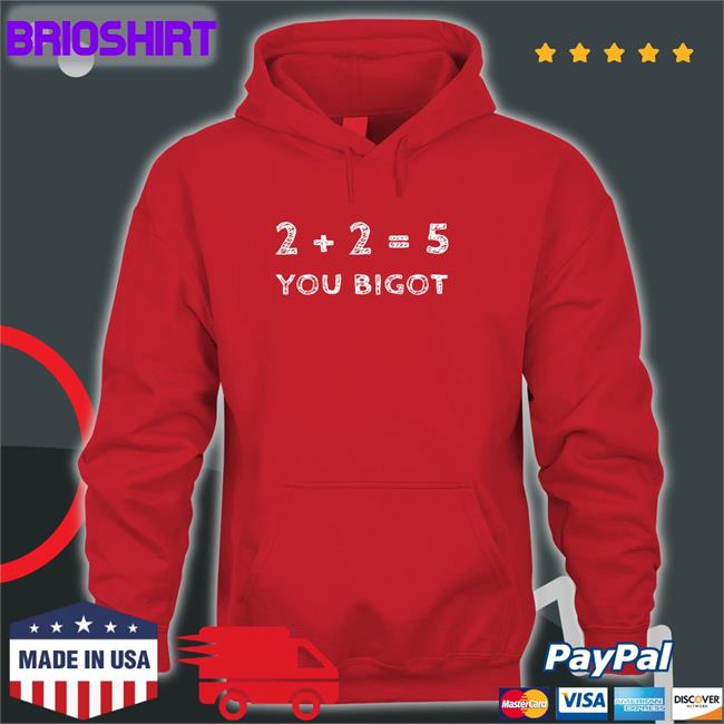 Bonfire Merch Two + Two Equals Five You Bigot Black Tees Luke Rudkowski