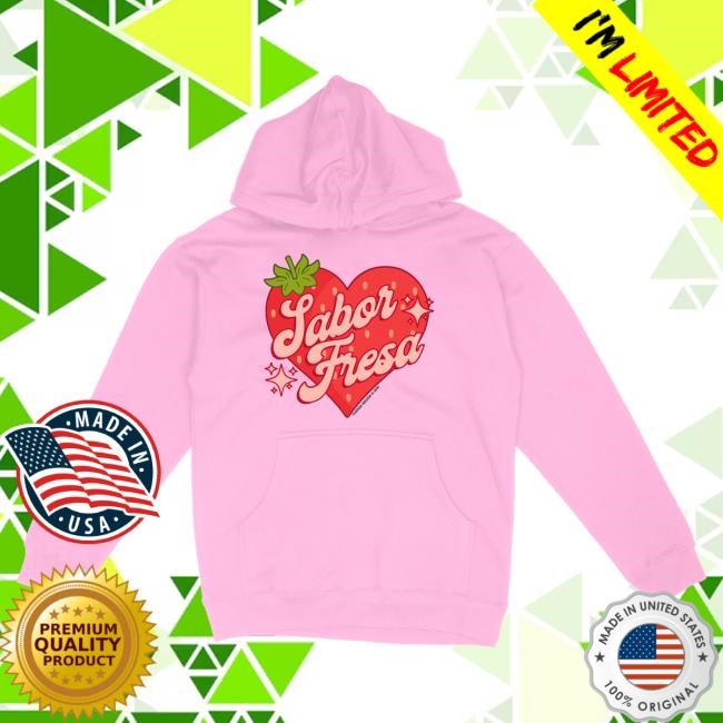 Fuerza Regida Sabor Fresa Hoodie - Pink | Fuerza Regida Merch Store Official