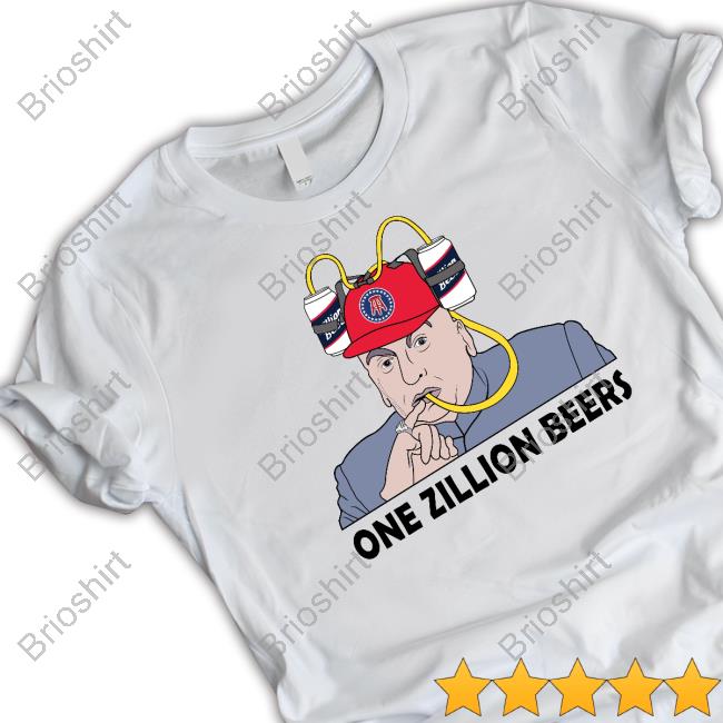 Official Barstool Sports Store One Zillion Beers Shirt