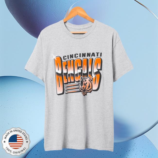 Official Junk Food Apparel Clothing Store Shop Junkfoodclothing SCincinnati Bengals Chrome Flea Market Top Shirt