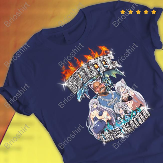 Kanye West Ye White Lives Matter Anime Tee
