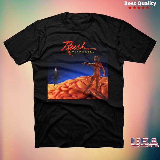 Official Rush Band Hemispheres Horizon Tees