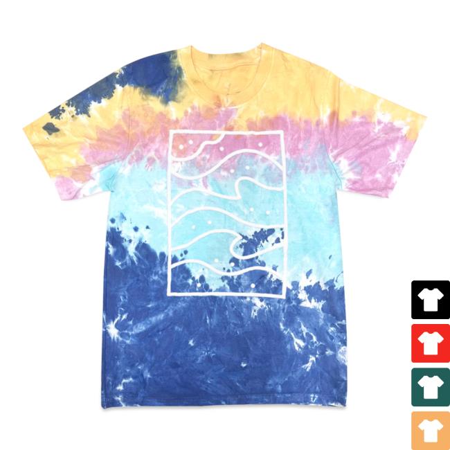 Official Slimecicle Merch Slime Wave Tie Dye Tee