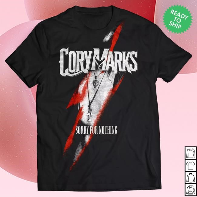 Official Cory Marks Merch Store Corry Marks - Sorry For Nothing Album Long Sleeve T-Shirt Corymarks