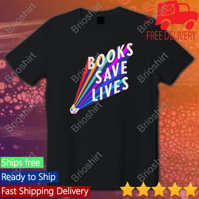 Official Books Save Lives T Shirt