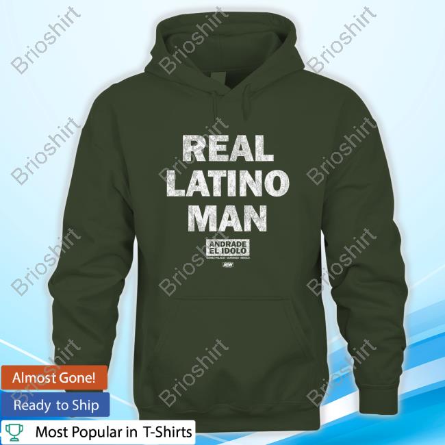 All Elite Wrestling Store Merch Shop Andrade El Idolo Real Latino Man Tshirt Aew ShopAEW