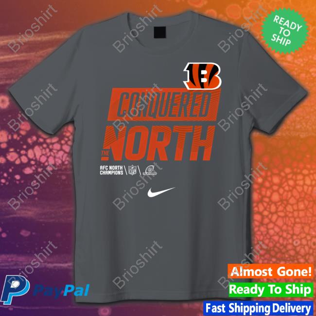 Official Cincinnati Bengals Conquered North Shirt Nike Afc North Champs