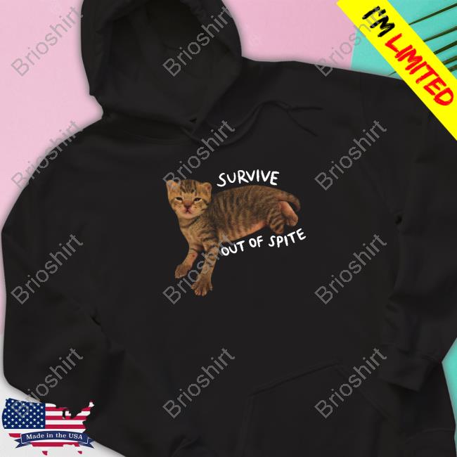 Official Bitty R Us Store Survive Out Of Spite Sweatshirt Feederofcats