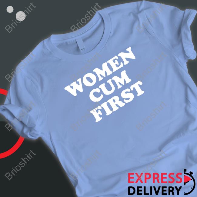Women Cum First Black Hoodie