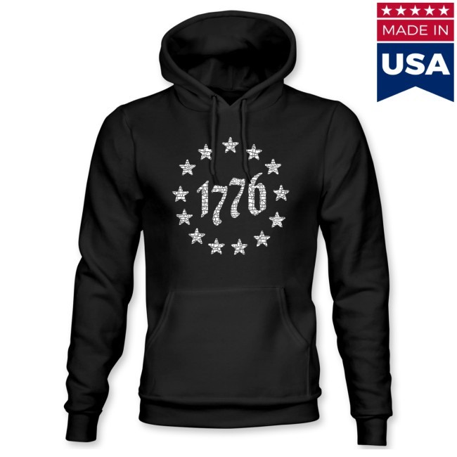 Officialhodgetwins 1776 Circle Stars Hoodie