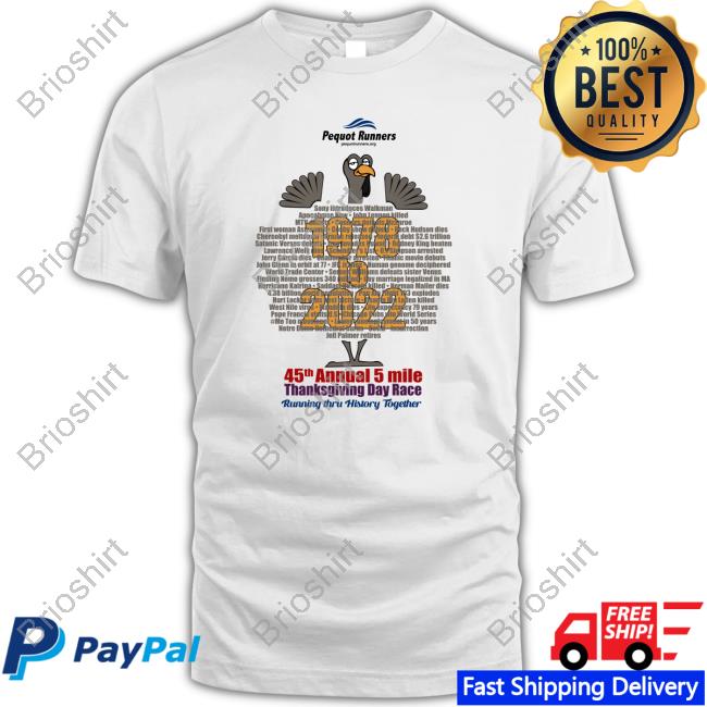 Pequot Runners Turkey Trot Shirt 2022
