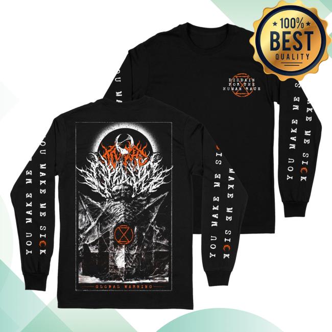 Official Risingmerch Rising merch To The Grave Disdain For The The Human Race Long Sleeve Hot Shirt