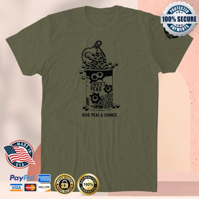 Official Kentucky Ballistics Merch Give Peas A Chance Top Shirt Kentucky Ballistics Clothing Shop