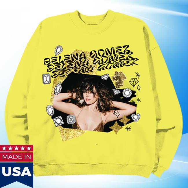 Official Interscope Records Selena Gomez Merch Store Selena Gomez Diamonds Attractive Hoodie selena gomez Apparel Clothing Shop