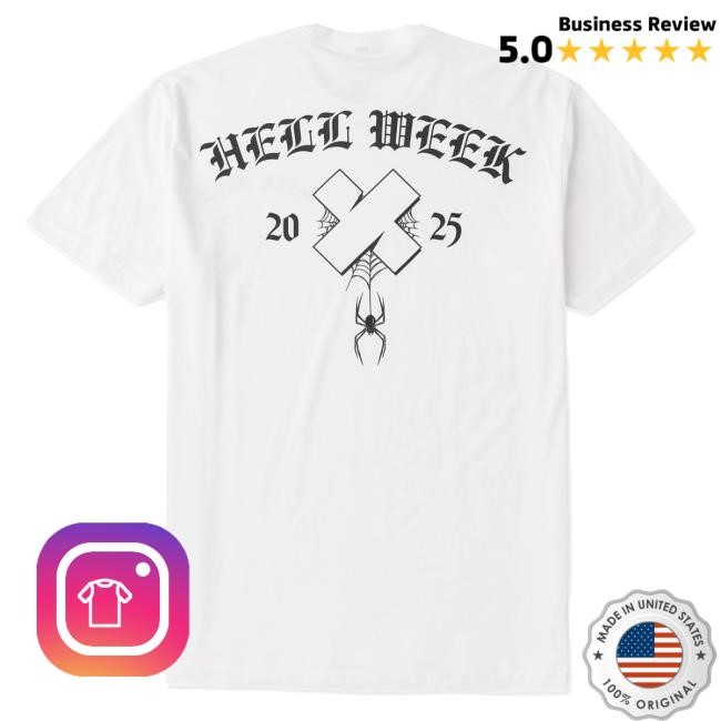 Official Sam And Colby Merch Store Hell Week 2025 Classic Tees White Xplr Shop