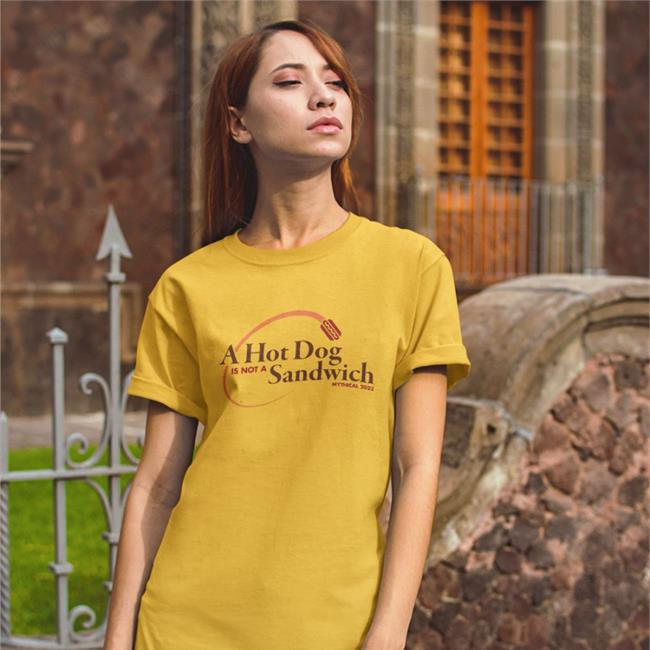 Good Mythical Morning Merch A Hot Dog Is Not A Sandwich Tee Mythical Kitchen