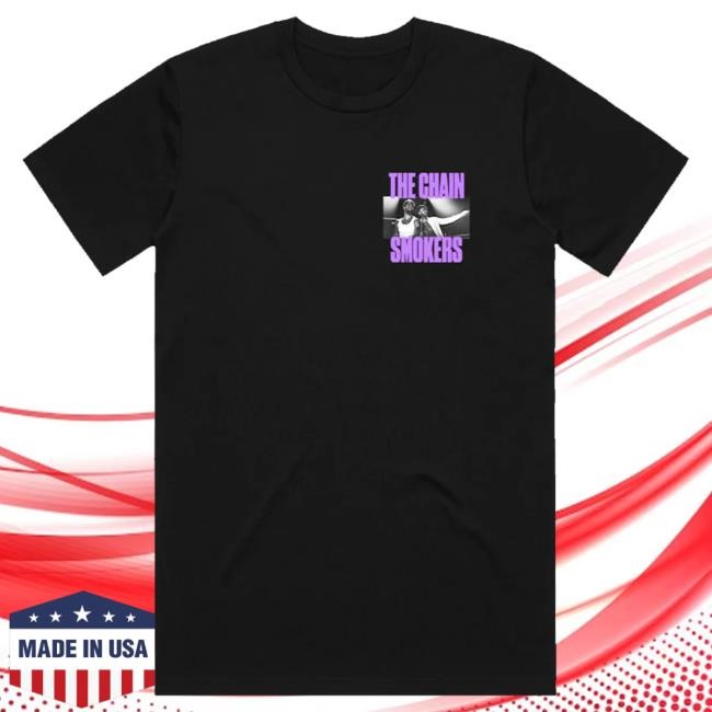 Official The Chainsmokers Merch The Chainsmokers The Chainsmokers Lyrics Top Shirt Black