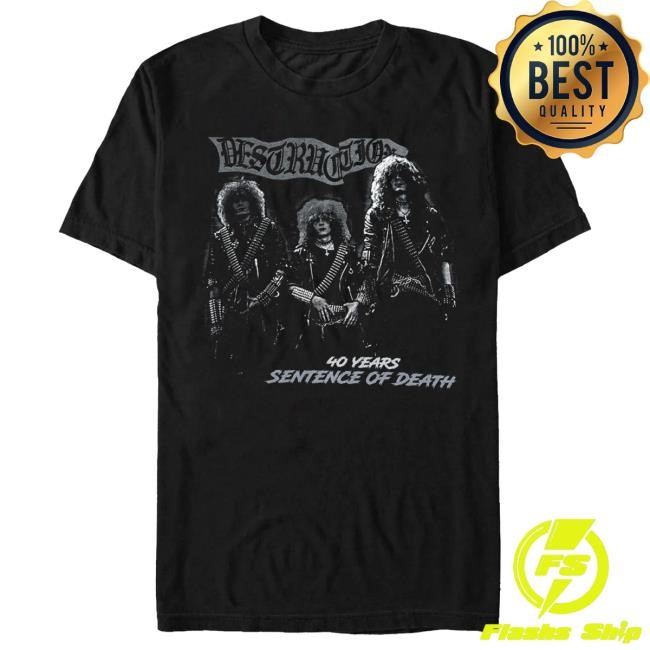 Official Nuclear Blast Merch Shop Destruction - 40 Years Anniversary - New Shirt NuclearBlast