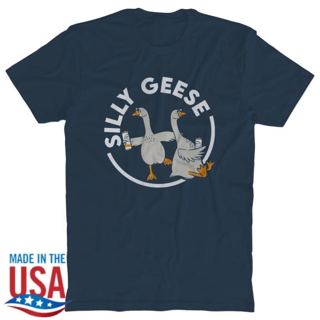 Silly Geese Duck Beer New T-Shirt